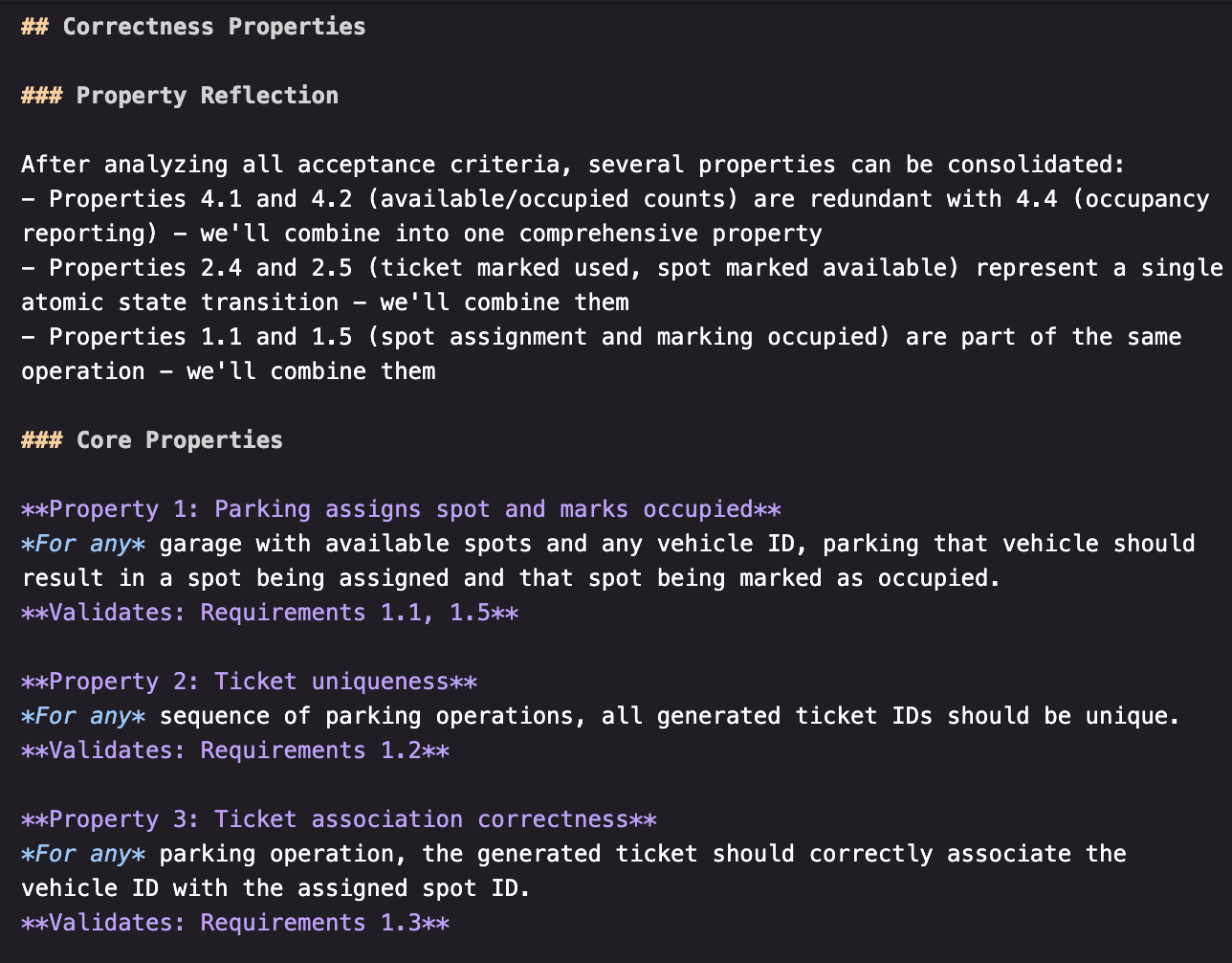 Extract properties
